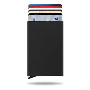 Aluminum Metal RFID Protector Smart Pop Up Wallet – Must-Have Gadget | Amzy Gadgets