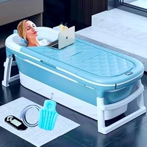 Large Bath Tub For Adults with Temperature Meter – Must-Have Gadget | Amzy Gadgets