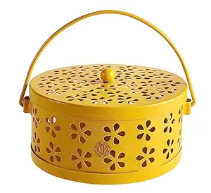 Mosquito Coil Box With Handle Metal – Must-Have Gadget | Amzy Gadgets