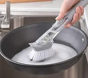 Multifunctional Automatic Liquid Tank Dish Washing Brush – Must-Have Gadget | Amzy Gadgets