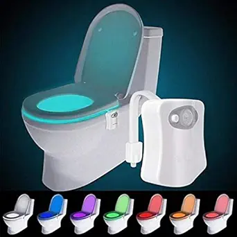 Plastic Motion Sensor Toilet LED Night Light – Must-Have Gadget | Amzy Gadgets