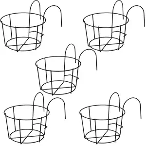 Round Metal Hanging Flower Pot Stand – Must-Have Gadget | Amzy Gadgets