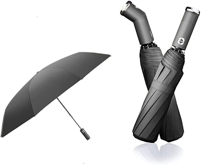 Automatic Open Close Umbrella With Flashlight Handle – Must-Have Gadget | Amzy Gadgets