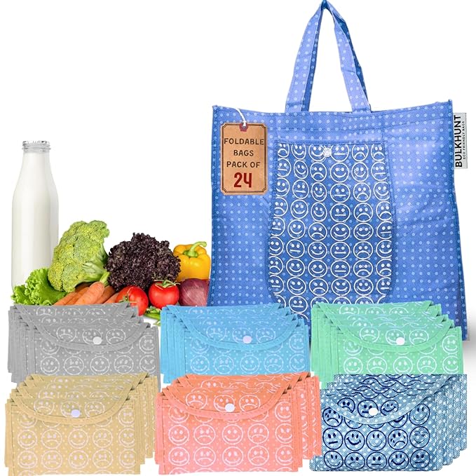 Foldable Reusable Grocery Shopping Bags – Must-Have Gadget | Amzy Gadgets