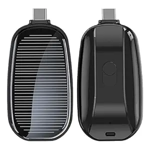 Large Capacity Battery Solar Power Bank Keychain – Must-Have Gadget | Amzy Gadgets