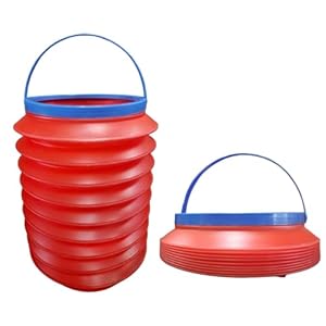 Plastic Collapsible Foldable Car Dustbin With Handle – Must-Have Gadget | Amzy Gadgets