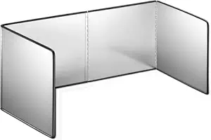 Stainless Steel 4 Sided Oil Baffle Splatter Shield Guard For Kitchen – Must-Have Gadget | Amzy Gadgets