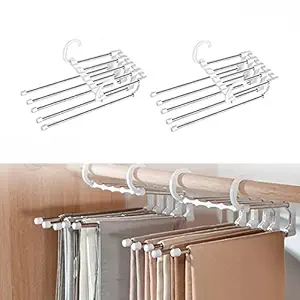 Stainless Steel Multilayer Foldable Clothes Hangers – Must-Have Gadget | Amzy Gadgets