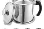 Stainless Steel Oil Strain Grease Container – Must-Have Gadget | Amzy Gadgets