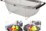 Stainless Steel Fine Mesh Strainer Basket With Expandable – Must-Have Gadget | Amzy Gadgets