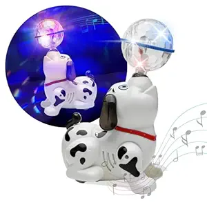 Rotating Dancing Dog Toy With LED Lights – Must-Have Gadget | Amzy Gadgets